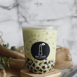 ชาเขียวนมไข่มุกบราวน์ชูการ์