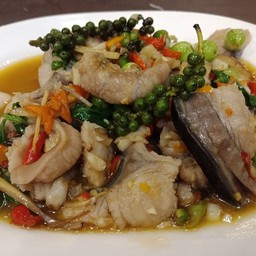 ปลาคังผัดฉ่า