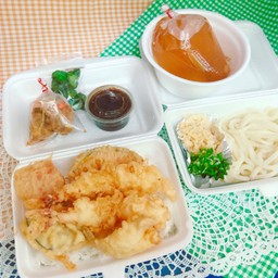 TENDON Set meal (Udon) ชุดข้าวหน้าเทมปุระ(อุด้ง)