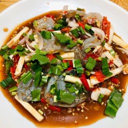 ยำกุ้งสด
