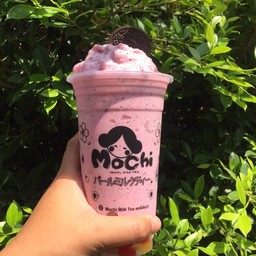 นมชมพูโอรีโอ้ปั่น