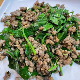 หนำเลี๊ยบหมูสับตำลึง