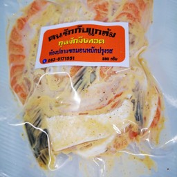 ท้องแซลมอนหมักปรุงรส