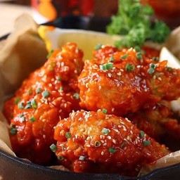 ไก่กรอบซอสเกาหลี