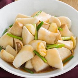 ผัดเห็ดน้ำมันหอย
