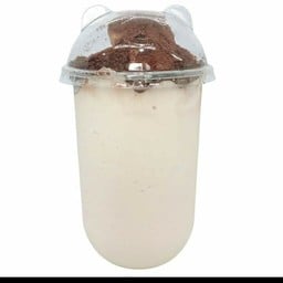 นมหมีปั่นโอวัลตินภูเขาไฟ