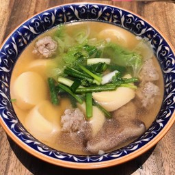 ต้มจืดเต้าหู้หมูสับผักกาดขาว