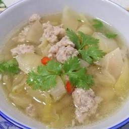 ต้มจืดผักกาดกระป๋อง