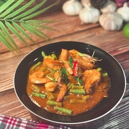 ผัดพริกแกงเป็นกับ