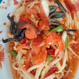 ตำไทยใส่ปู