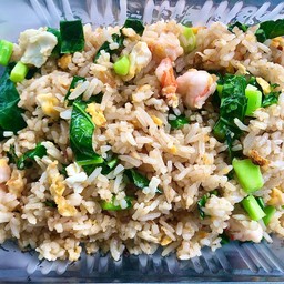 ข้าวผัดปลาเค็มกุ้งสับ