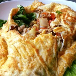 ไข่ยัดไส้ทรงเครื่องหมูสับ