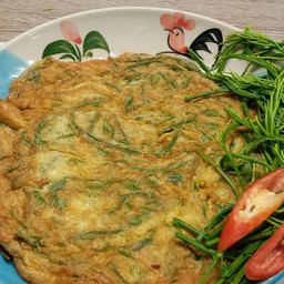 ไข่เจียวชะอม(กับข้าว)