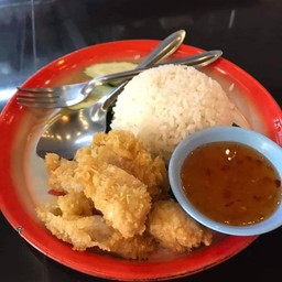 ข้าวหน้าไก่กรอบ