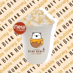 นมหมีปั่นไวท์มอล