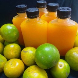 น้ำส้มคั้น tus orange juice