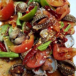 ตำหอยแครง