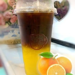 อเมริกาโน่ส้ม (เจ) (กาแฟสด)