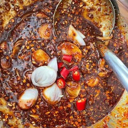 ปลาร้าโหน่งข้าวคั่ว(กลาง)