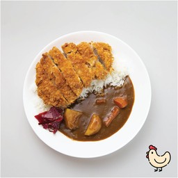 ข้าวแกงกะหรี่ญี่ปุ่นไก่ทอด