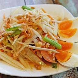 ตำไทย+ไข่เค็ม