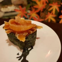 (115) ซูชิครีบหอยเชลล์พริก (คำละ)