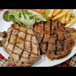 เซอลอยสเต็ก+ไก่ย่างแม็กซิกัน