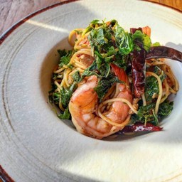 G6. Spaghetti Holy Basil with Prawn