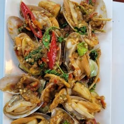 หอยลาย ผัดฉ่า