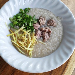 โจ๊กหมู (หมูสับอย่างเดียว)
