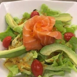 (410) สลัดแซลมอนอโวคาโด