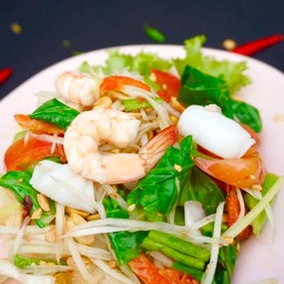 ส้มตำราดหน้า