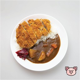 ข้าวแกงกะหรี่ญี่ปุ่นหมูทอด