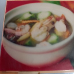 แกงเลียงกุ้งสด