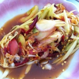 ตำมะม่วงหอยดอง(ปลาร้า/ไม่ใส่ปลาร้า)