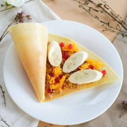 เนยถั่ว,ฝอยทอง,กล้วยหอม,เยลลี่