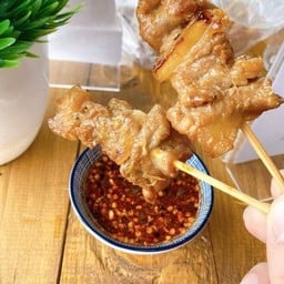 หมูปิ้งเตาถ่าน โบราณ