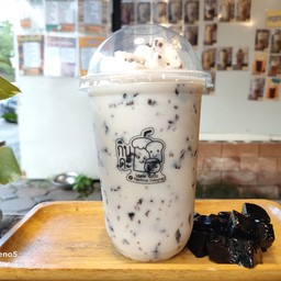 นมสดปั่นเฉาก๊วย