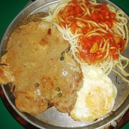 พอร์คชอพจานร้อน