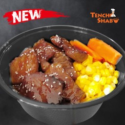 ข้าวหมูสามชั้นย่างเกาหลี