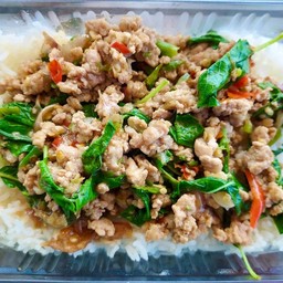 ข้าวผัดกะเพราหมู