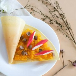 ฝอยทอง,ปูอัด,โกโก้ครั้น ,ราดชอคโกแลต