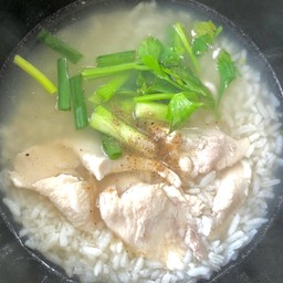 ข้าวต้มอกไก่