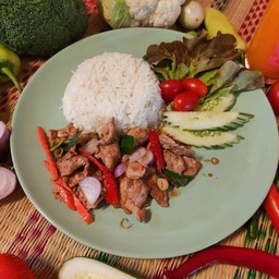 ข้าว - ผัดกะปิ