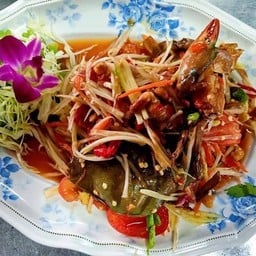 ตำปูไข่ดอง