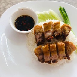 ร้านหมูลินข้าวหมูแดงหมูกรอบ