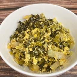 หักกาดดองผัดไข่