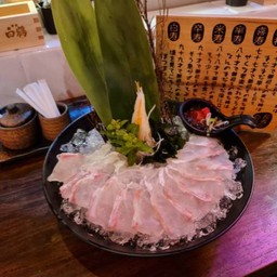 Madai Uzukuri Sashimi / ซาชิมิ ปลากระพงแร่บาง มาไดซอสพอนซ