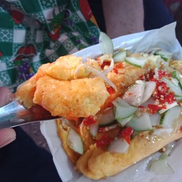 ขนมเบื้องญวณตลาดเช้าวัดหนองแขม