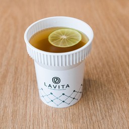 ชาเขียวมะนาว ร้อน